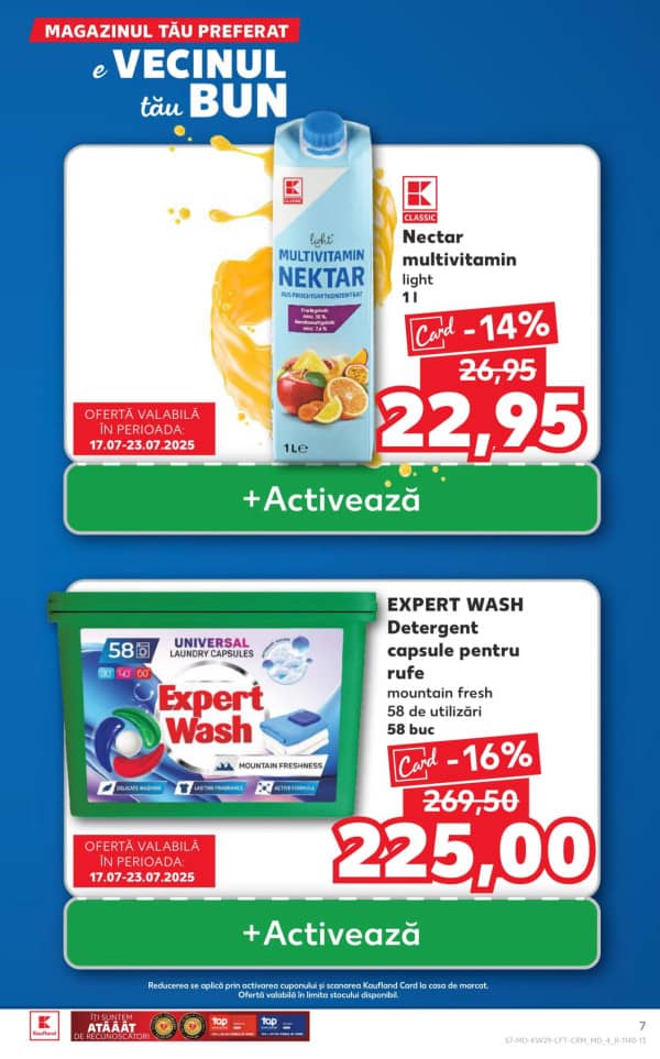 Cataloage Kaufland: Descoperă ofertele din perioada 17.07 - 23.07 - 17-07-2025 - 23-07-2025.