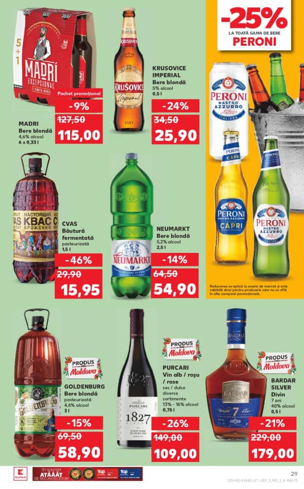 Каталоги Kaufland: откройте для себя предложения недели 23.10 - 29.10 - 23-10-2025 - 29-10-2025.