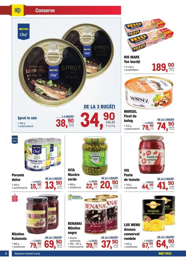 Cataloage Catalog produse alimentare de la METRO (Nr. 19) - 18-09-2025 - 01-10-2025.