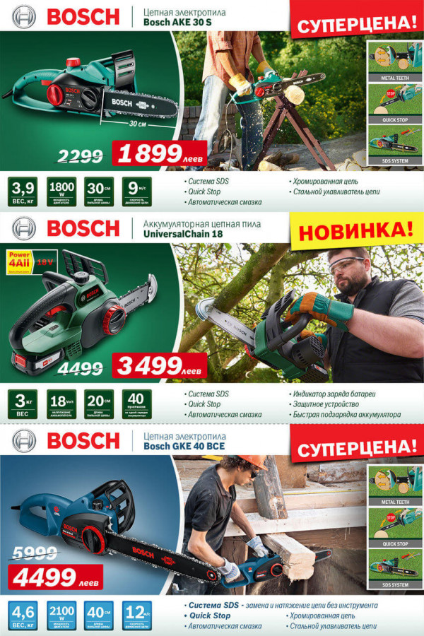 Utilaje pentru grădină Bosch