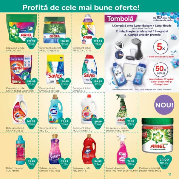 Cataloage Împărăția Curățeniei: Oferta lunii martie - 02-03-2026 - 22-03-2026.