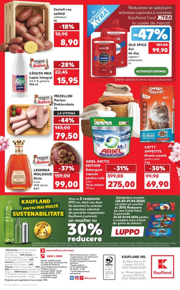 Cataloage Kaufland: Descoperă ofertele din perioada 26 - 1.04 - 26-03-2026 - 01-04-2026.