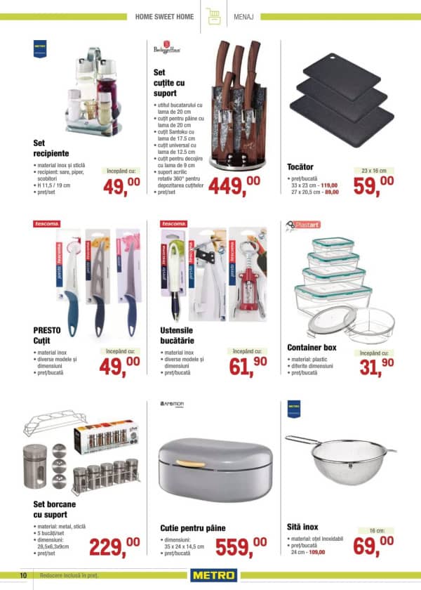 Cataloage METRO: Catalog Special Produse pentru casă (NR. 18) - 18-09-2025 - 15-10-2025.