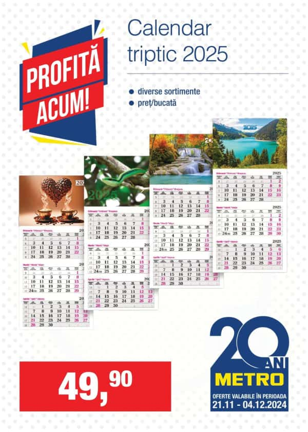 Cataloage Catalog produse alimentare de la METRO (Nr. 24) - 21-11-2024 - 04-12-2024.