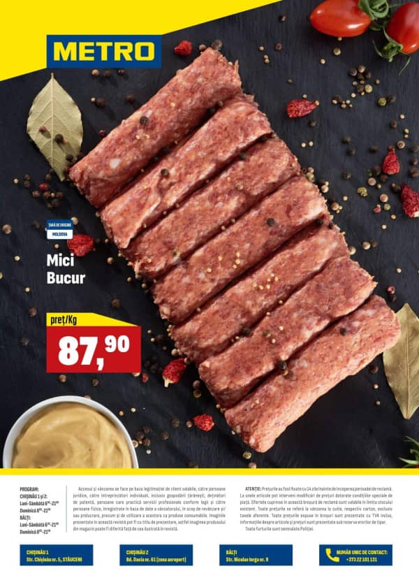Cataloage Produse proaspete METRO (Nr. 32) - 07-08-2025 - 13-08-2025.