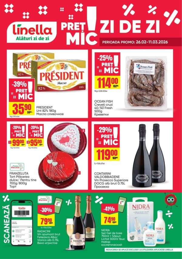 Cataloage Linella: Bun venit, primavara - 26-02-2026 - 11-03-2026.