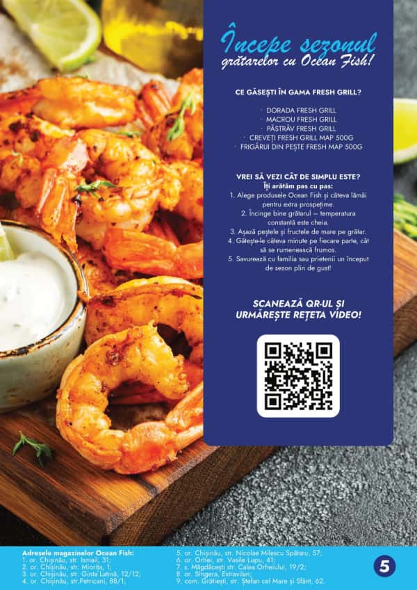 Cataloage Ocean Fish: Oferta lunii mai - 01-05-2025 - 31-05-2025.