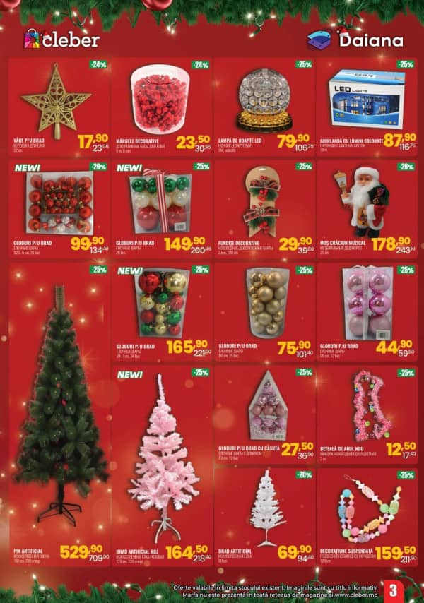 Cataloage Cleber: Oferte speciale de sărbători! - 01-12-2025 - 14-01-2026.