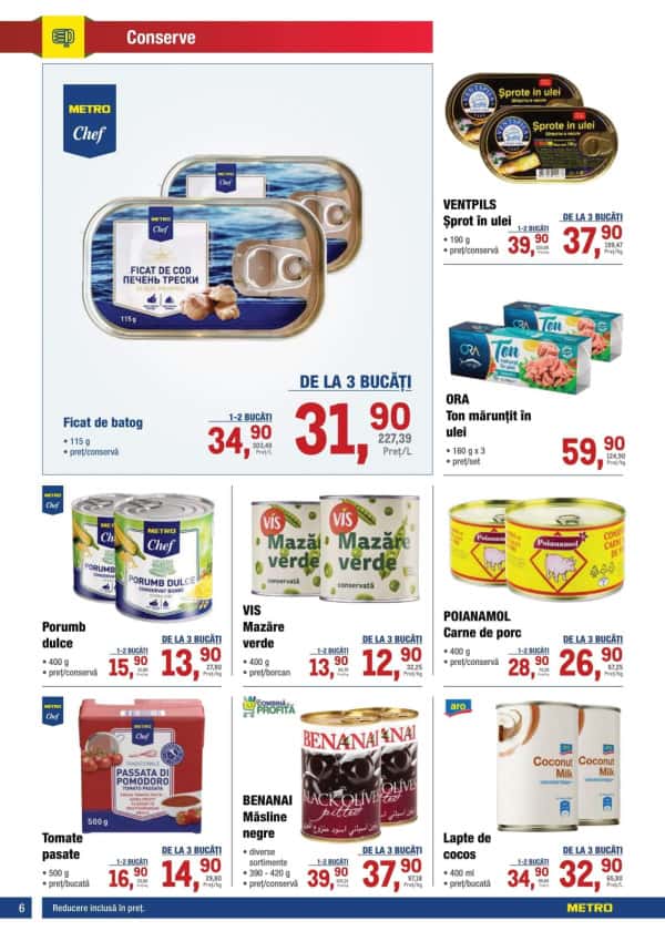 Cataloage Catalog produse alimentare de la METRO (Nr. 12) - 12-06-2025 - 25-06-2025.