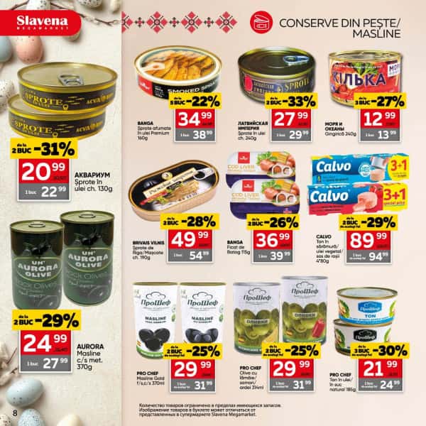 Cataloage Slavena: Reduceri Pascale - 09-04-2025 - 29-04-2025.