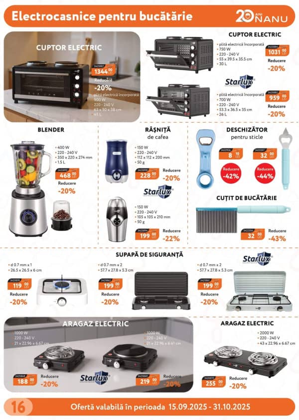 Cataloage Nanu Market: Reduceri de toamnă - 15-09-2025 - 31-10-2025.