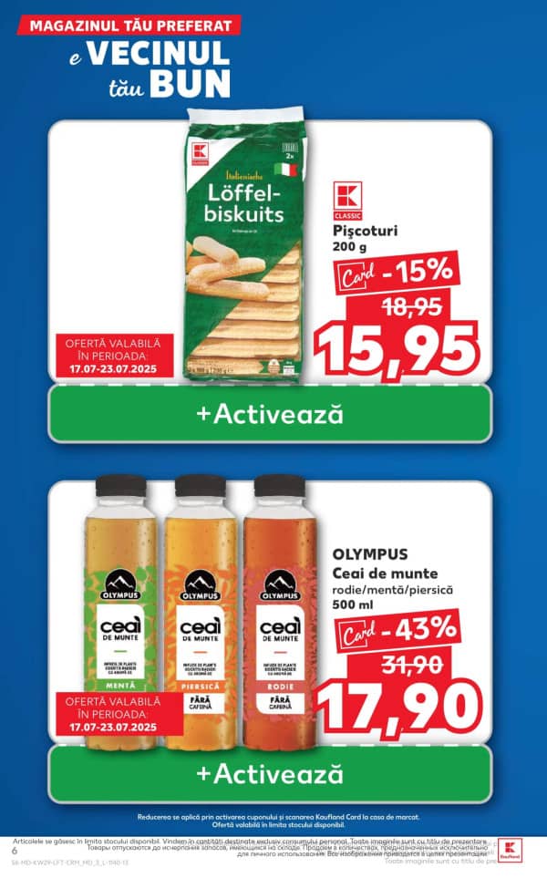 Cataloage Kaufland: Descoperă ofertele din perioada 17.07 - 23.07 - 17-07-2025 - 23-07-2025.