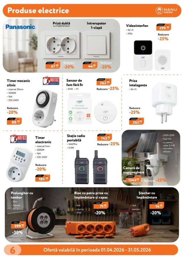 Cataloage Nanu Market: Oferta primăverii - 01-04-2026 - 31-05-2026.
