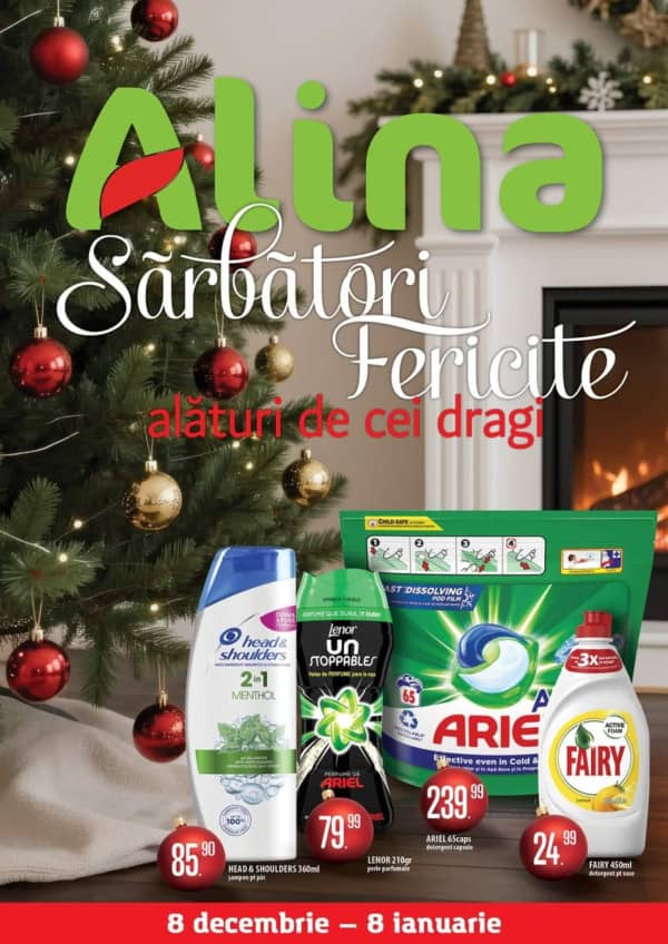 Cataloage Alina Cosmetics: Oferta lunii decembrie - 08-12-2025 - 08-01-2026.