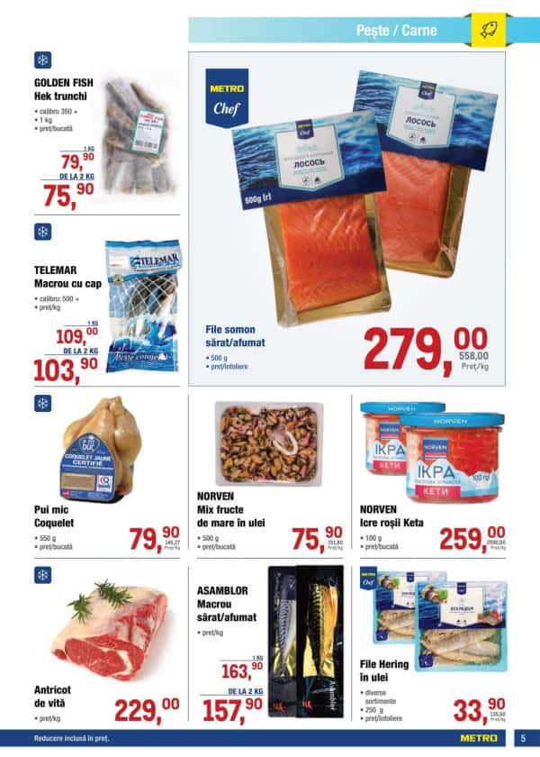 Cataloage Catalog produse alimentare de la METRO (Nr. 5) - 06-03-2025 - 19-03-2025.
