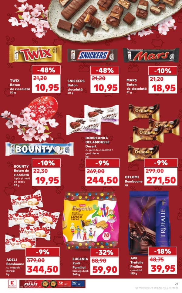 Каталоги Kaufland: откройте для себя предложения недели 9 - 15.04 - 09-04-2026 - 15-04-2026.