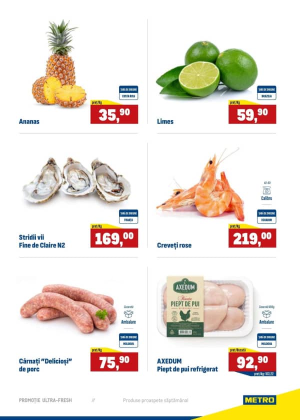 Cataloage Produse proaspete METRO (Nr. 27) - 03-07-2025 - 09-07-2025.