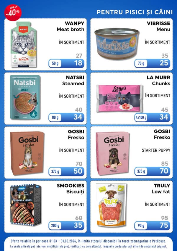 Cataloage PetHouse: Oferta lunii martie - 01-03-2026 - 31-03-2026.