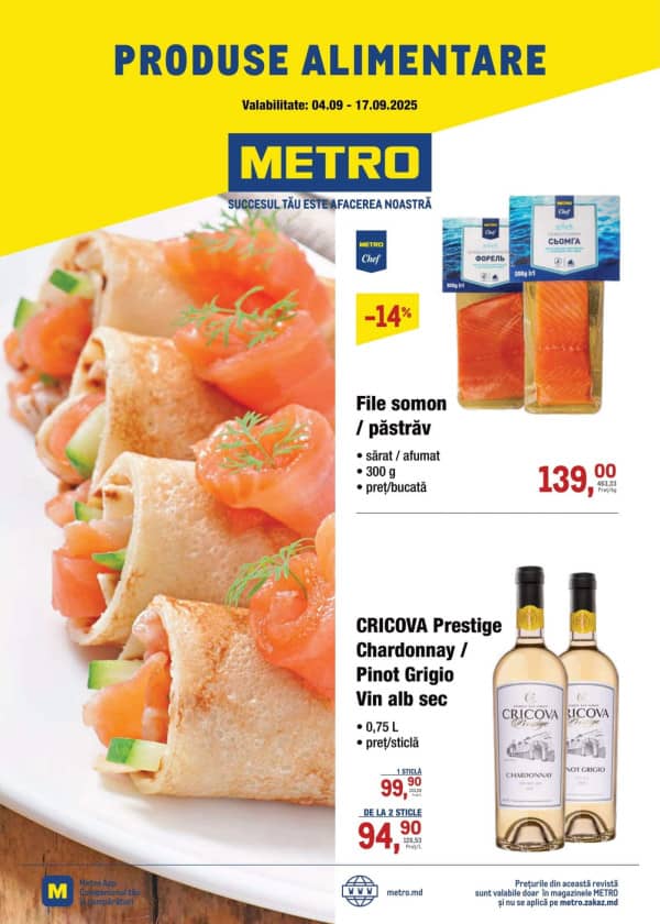 Cataloage Catalog produse alimentare de la METRO (Nr. 18) - 04-09-2025 - 17-09-2025.