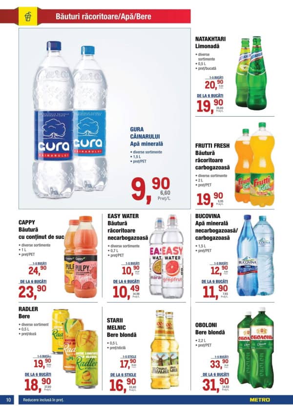 Cataloage Catalog produse alimentare de la METRO (Nr. 18) - 04-09-2025 - 17-09-2025.