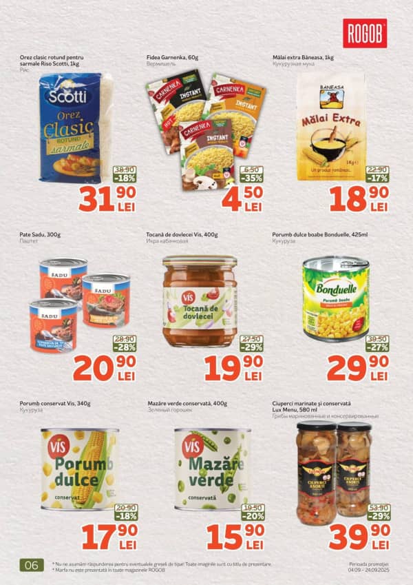 Cataloage Rogob: Oferta lunii septembrie - 11-09-2025 - 24-09-2025.