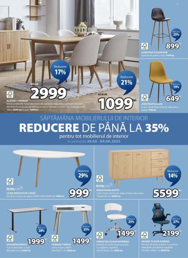 Cataloage JYSK: Oferta lunii iunie - 29-05-2025 - 25-06-2025.