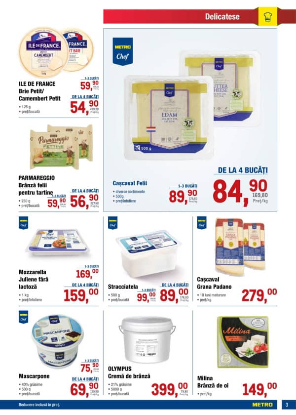 Cataloage Catalog produse alimentare de la METRO (Nr. 5) - 05-03-2026 - 18-03-2026.