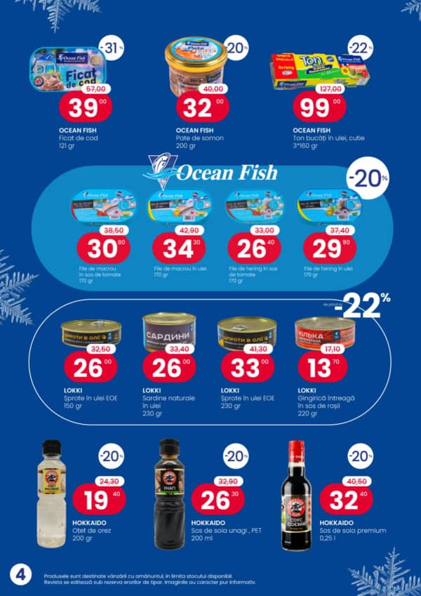 Cataloage Ocean Fish: Reduceri de sărbători - 01-12-2025 - 08-01-2026.