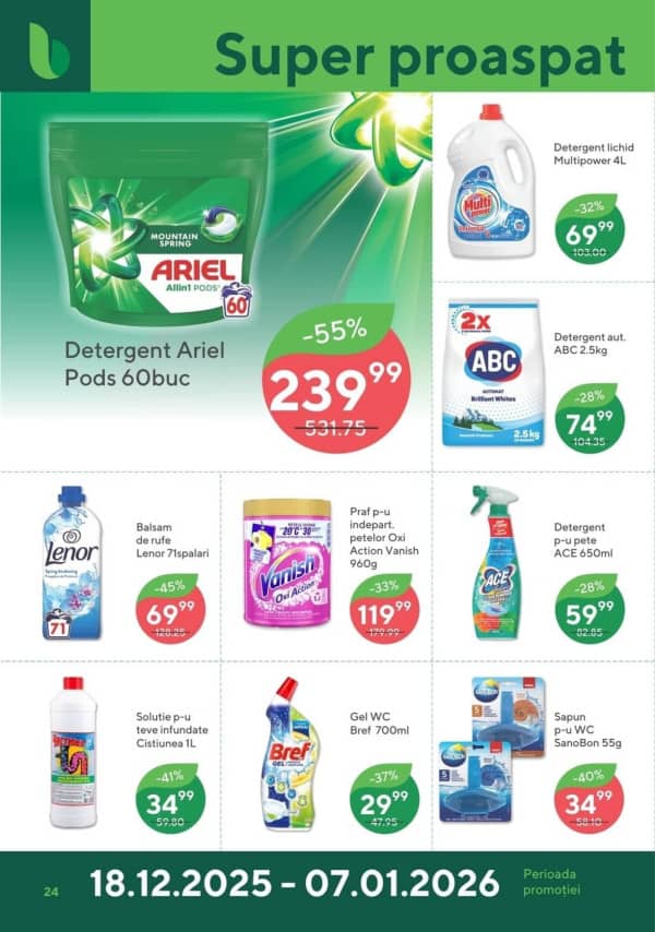 Cataloage Bonus: Reduceri de sărbători - 18-12-2025 - 07-01-2026.