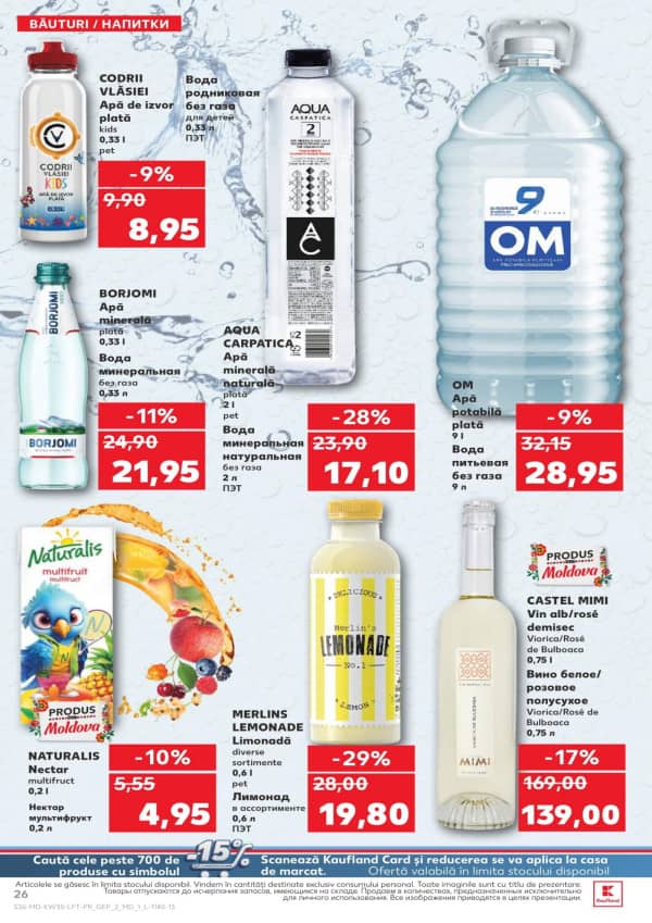 Каталоги Kaufland: откройте для себя предложения недели 28.08 -3.09 - 28-08-2025 - 03-09-2025.