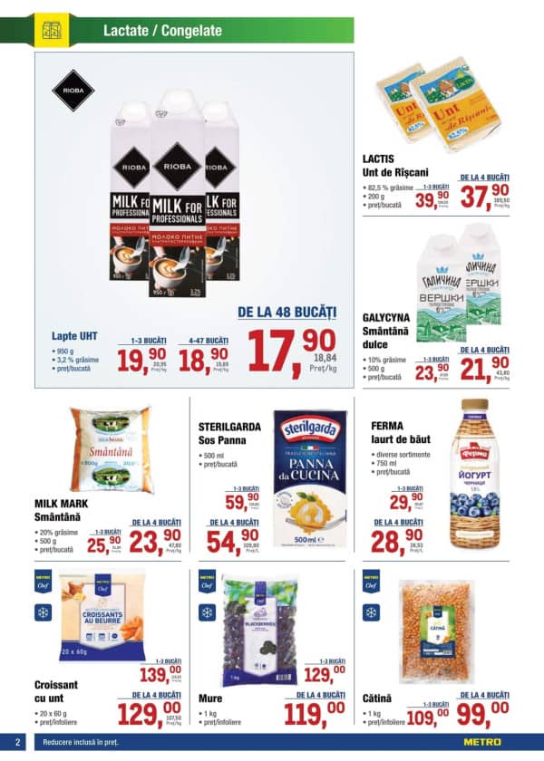 Cataloage Catalog produse alimentare de la METRO (Nr. 1) - 09-01-2026 - 21-01-2026.