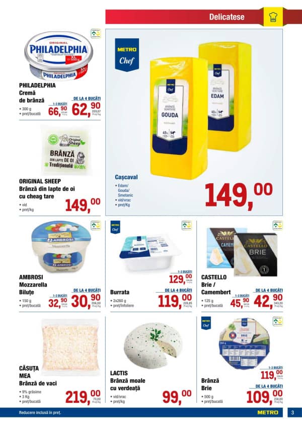 Cataloage Catalog produse alimentare de la METRO (Nr. 7) - 02-04-2026 - 15-04-2026.
