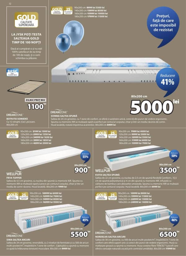 Cataloage JYSK: Reduceri de primăvară - 26-03-2026 - 29-04-2026.