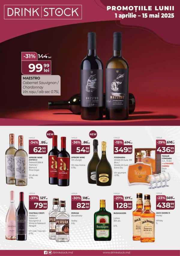Cataloage Drink Stock: Promoțiile lunii aprilie - 01-04-2025 - 15-05-2025.