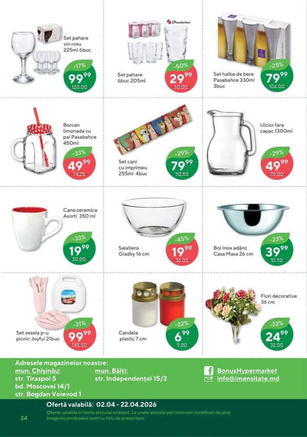 Cataloage Bonus: Reduceri Pascale - 02-04-2026 - 22-04-2026.