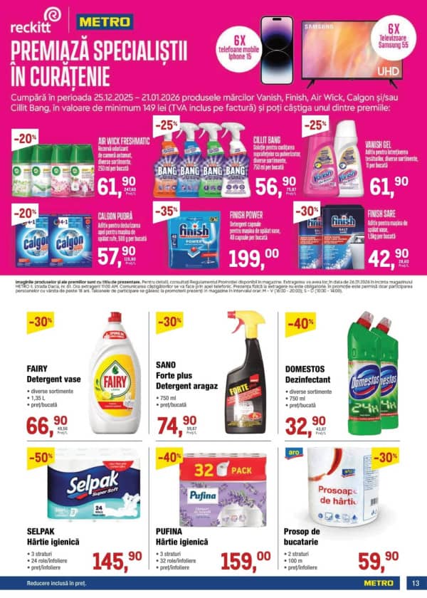 Cataloage Catalog produse alimentare de la METRO (Nr. 26) - 25-12-2025 - 08-01-2026.