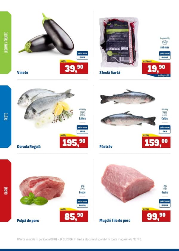 Каталоги Свежие продукты METRO (Nr. 2) - 09-01-2026 - 14-01-2026.