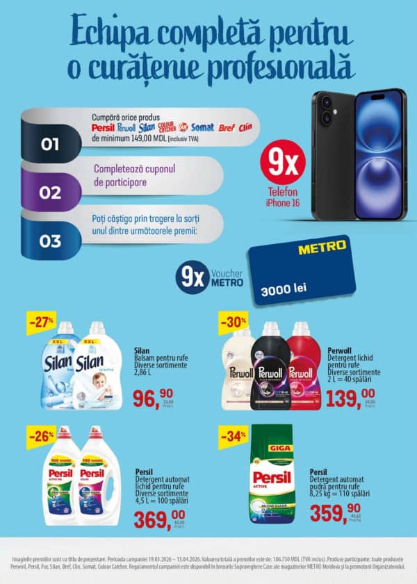 Cataloage METRO: Catalog Special Curățenie (NR. 6) - 19-03-2026 - 15-04-2026.