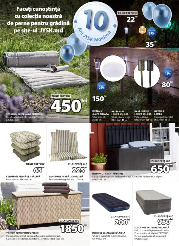 Cataloage JYSK: Reduceri de primăvară - 26-03-2026 - 29-04-2026.