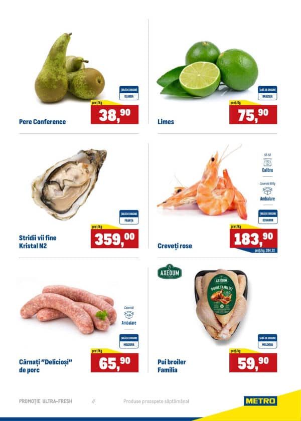 Cataloage Produse proaspete METRO (Nr. 10) - 05-03-2026 - 11-03-2026.