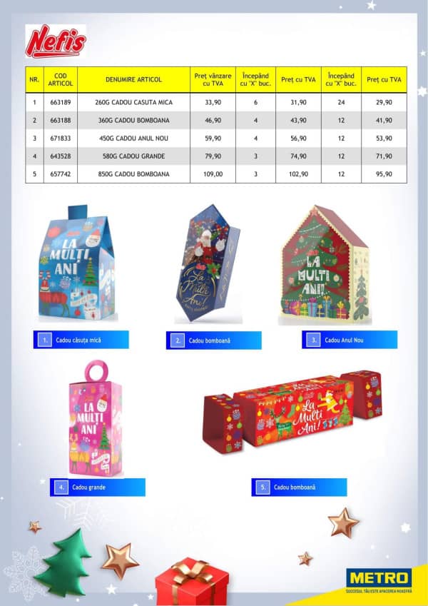 Cataloage METRO: Vine Crăciunul cu decorațiuni și bunătați - 13-11-2025 - 01-01-2026.