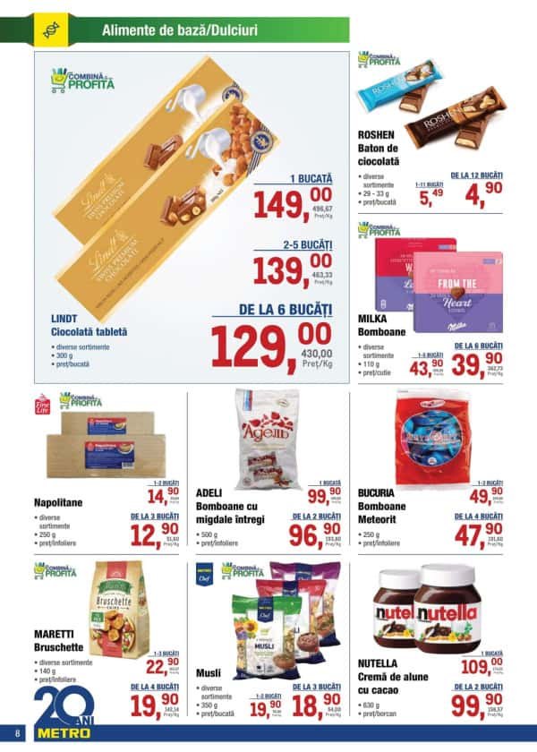 Cataloage Catalog produse alimentare de la METRO (Nr. 24) - 21-11-2024 - 04-12-2024.