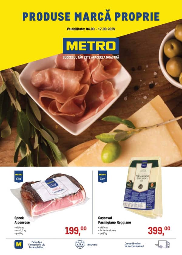Cataloage METRO: Produse marcă proprie (NR. 17) - 04-09-2025 - 17-09-2025.