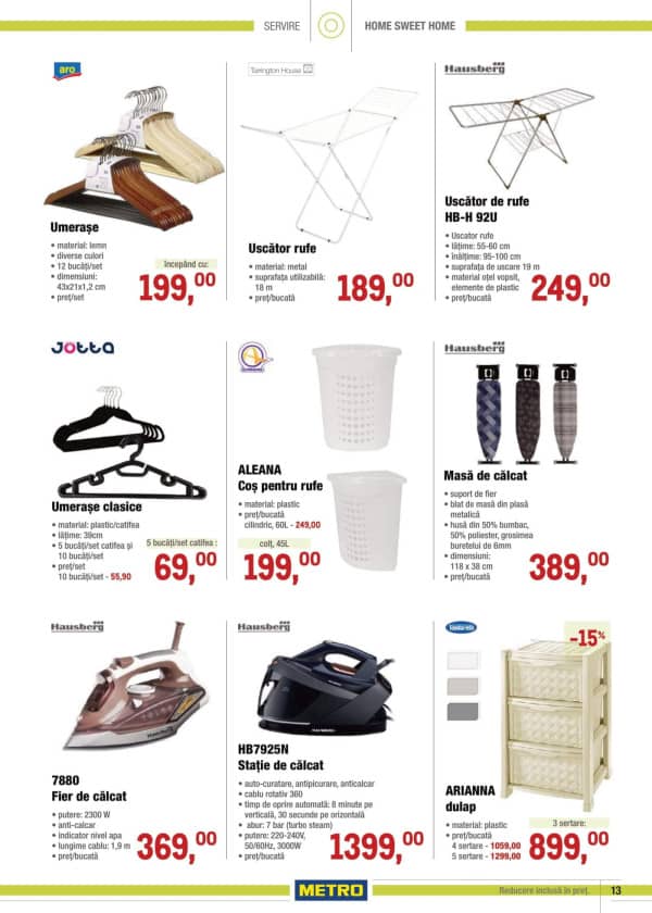 Cataloage METRO: Catalog Special Produse pentru casă (NR. 2) - 22-01-2026 - 18-03-2026.