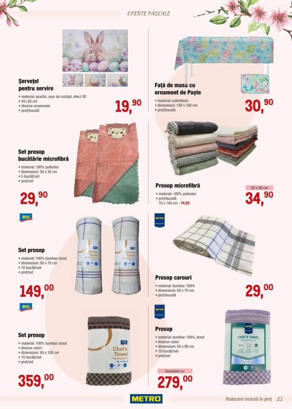 Cataloage METRO: Ofertă Pascală - 02-04-2026 - 22-04-2026.