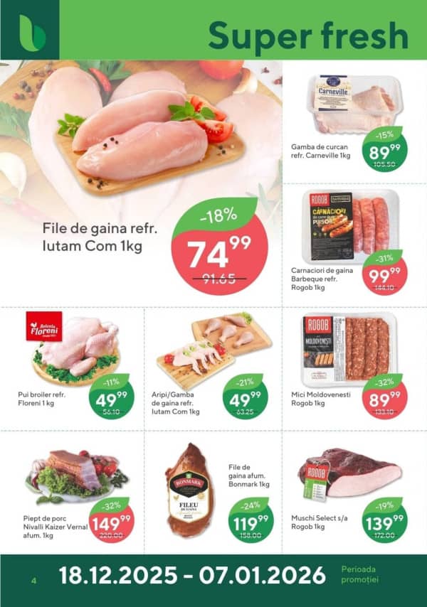 Cataloage Bonus: Reduceri de sărbători - 18-12-2025 - 07-01-2026.