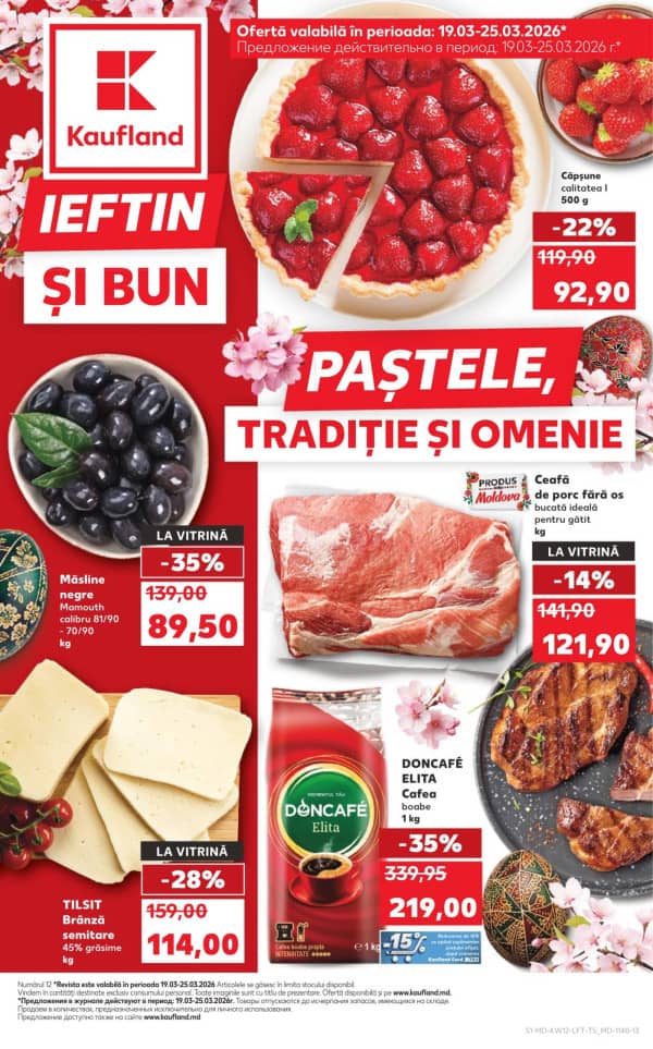 Cataloage Kaufland: Descoperă ofertele din perioada 19 - 25.03 - 19-03-2026 - 25-03-2026.