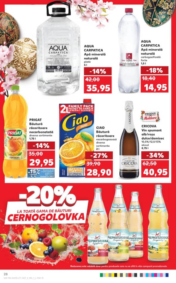 Cataloage Kaufland: Descoperă ofertele din perioada 26 - 1.04 - 26-03-2026 - 01-04-2026.