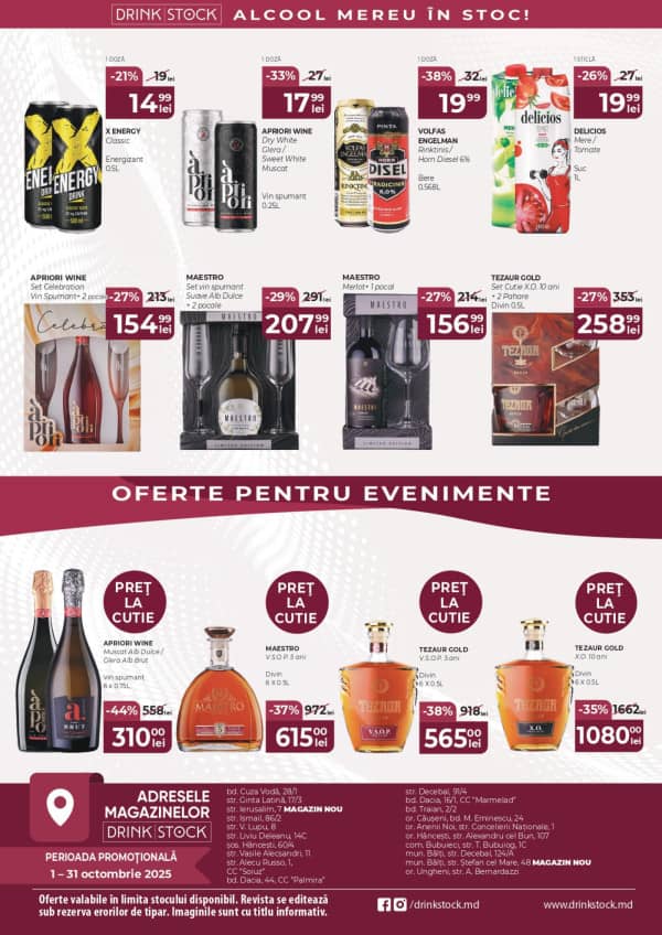 Cataloage DrinkStock: Oferta lunii octombrie - 01-10-2025 - 31-10-2025.