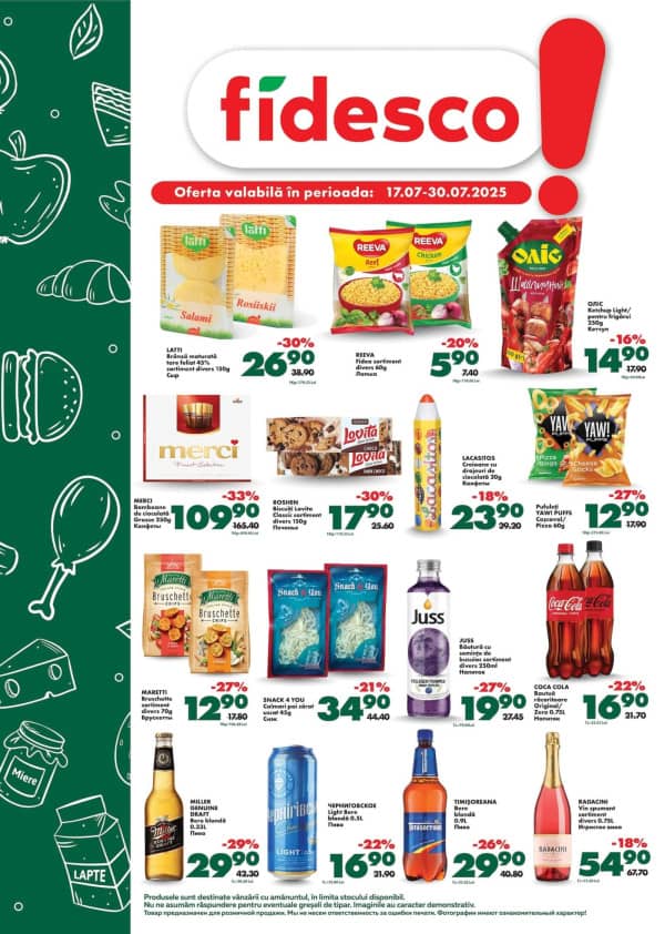 Cataloage Fidesco: Oferta de vară - 17-07-2025 - 30-07-2025.